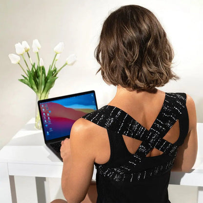 Back view of the BackEmbrace Back Posture Corrector