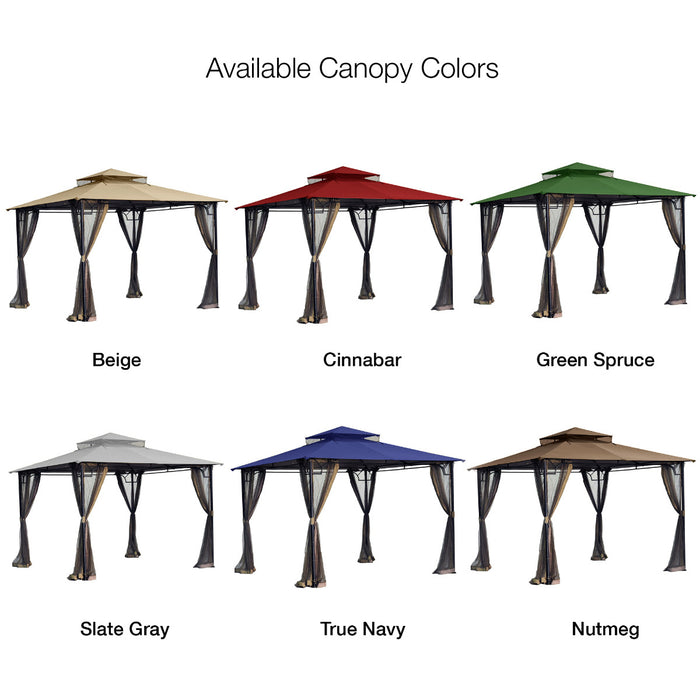 Bamboo Look Gazebo Replacement Canopy