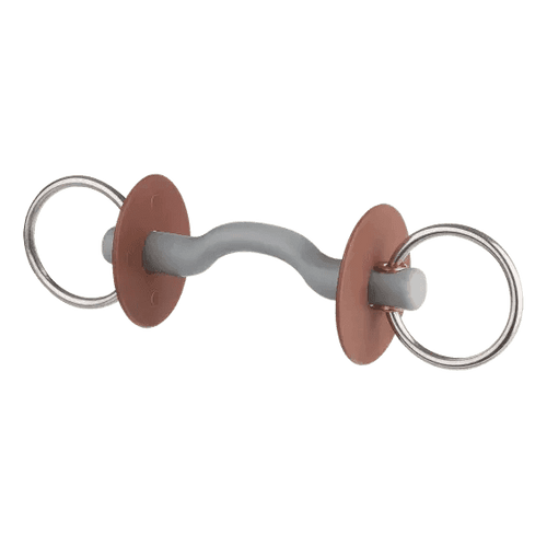 Beris loose ring snaffle with tongue port bar ring 6 cm soft Beris