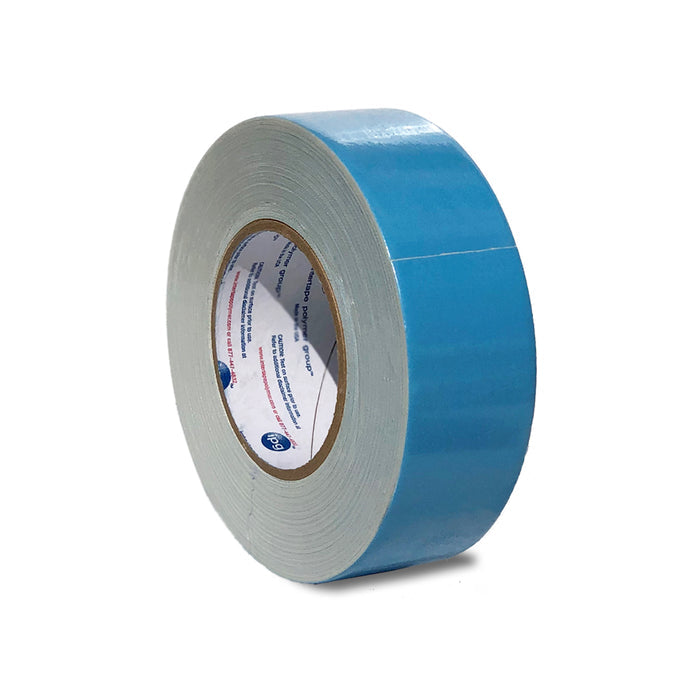 A roll of BirdieBall Double Sided Assembly Tape stands upright on a white surface, perfect for securely attaching materials in your putting green projects.