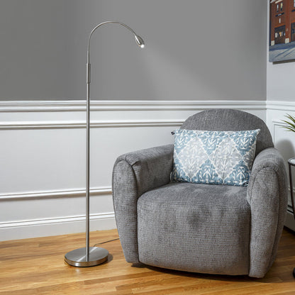 FOCUS Adjustable Beam Floor Lamp in a room setting