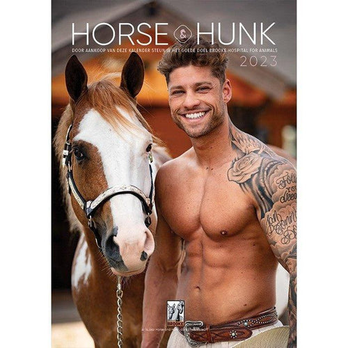 Horse and hunk calender 2023 HorseworldEU