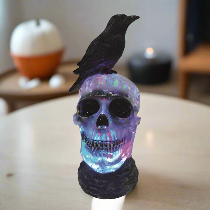 LED Skull Water Spinner 23.5cm