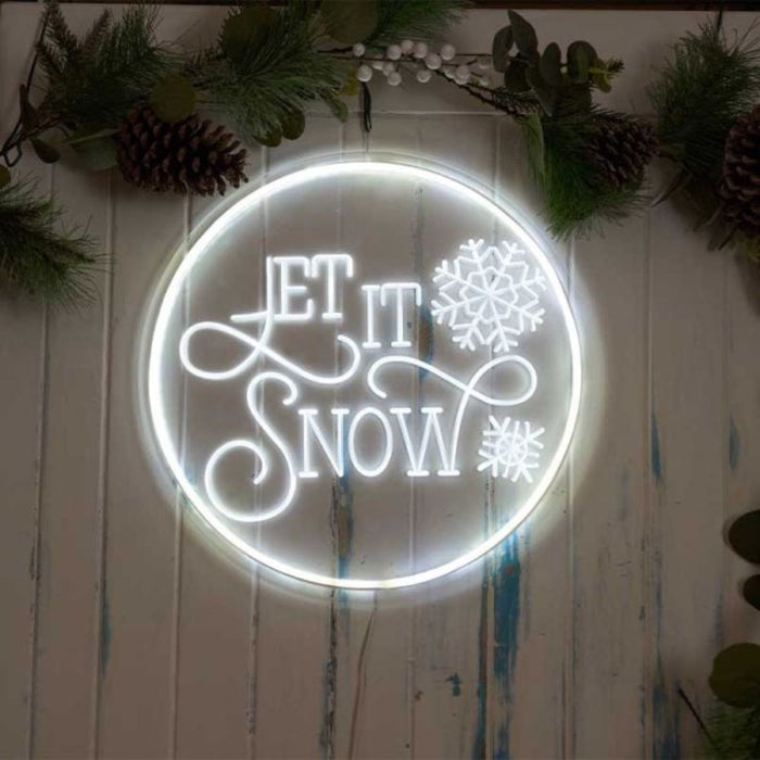 Let It Snow Neon Sign