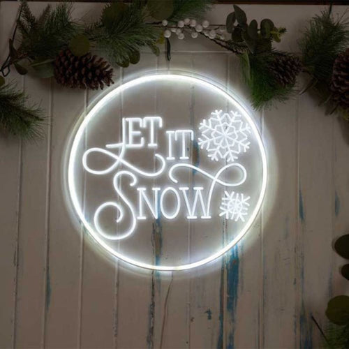 Let It Snow Neon Sign