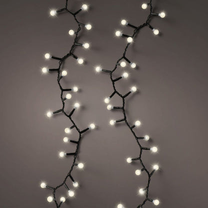 Lumineo Plug In Christmas Lights (Mains Powered) - Warm White 500 LED Cherry String Lights