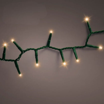 Lumineo Plug In Christmas Lights (Mains Powered) – Classic Warm LED String Lights