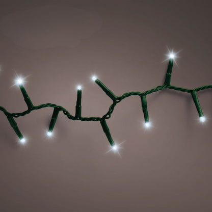 Lumineo Plug In Christmas Lights (Mains Powered) – Cool White LED String Lights