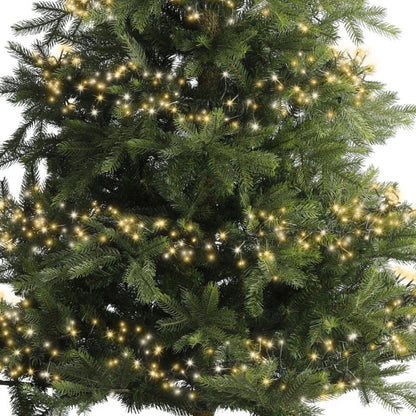 Lumineo Plug In Christmas Lights (Mains Powered) – Warm White/Classic Warm LED Cluster String Lights