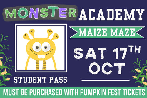 Monster Academy Maize Maze - Saturday 17th October 2026