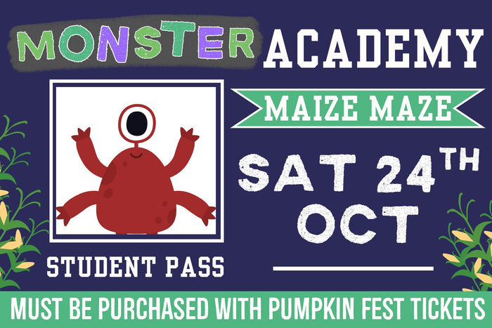 Monster Academy Maize Maze - Saturday 24th October 2026