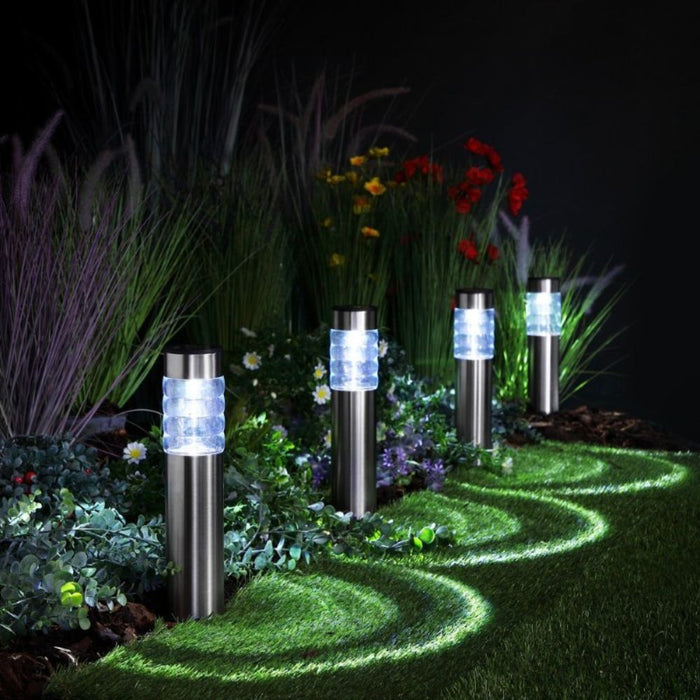Noma Prism Stainless Steel Bollard (4 Pack)