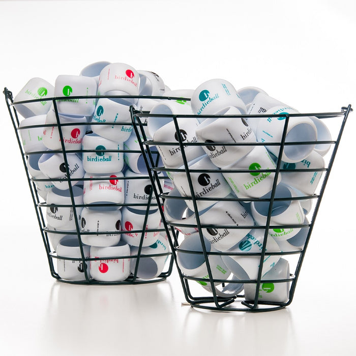 Two BirdieBall baskets for the perfect backyard golf set up
