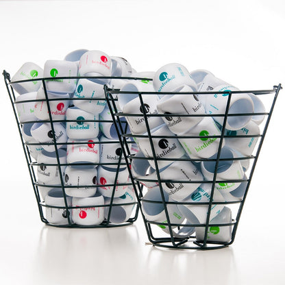 Two BirdieBall baskets for the perfect backyard golf set up