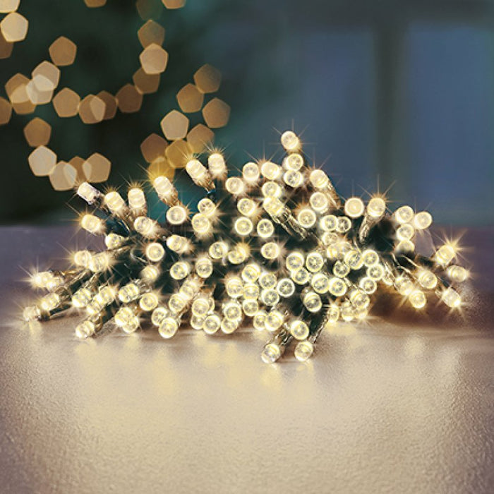 Premier Battery Operated Christmas Lights - Warm White LED String Lights