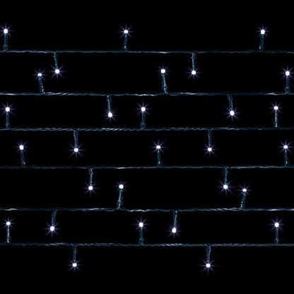 Premier Plug In Christmas Lights (Mains Powered) – Cool White LED String Lights