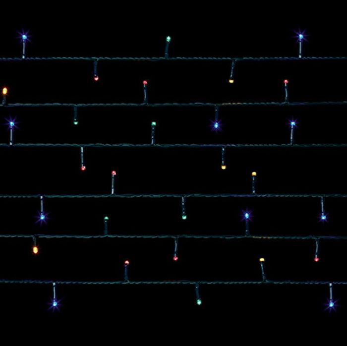 Premier Plug In Christmas Lights (Mains Powered) – Multicolour LED String Lights