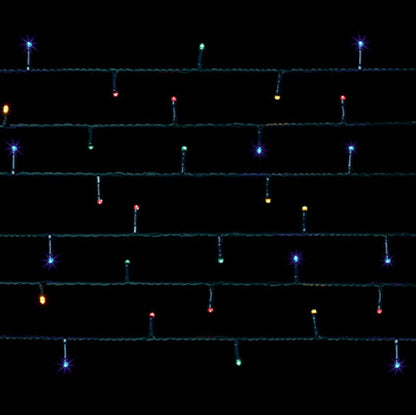 Premier Plug In Christmas Lights (Mains Powered) – Multicolour LED String Lights