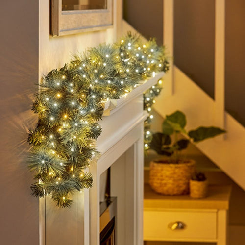 Premier Plug In Christmas Lights (Mains Powered) – Warm White/Cool White LED Cluster String Lights