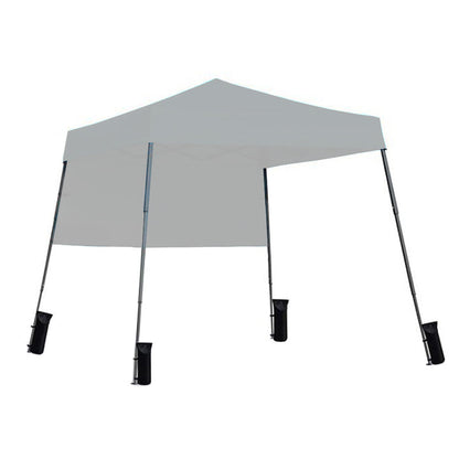 Replacement Canopy and Sunshade for Ezyfast Base 7.5' x 7.5', Canopy Top 6' x 6' Slant Leg Pop Up - RipLock 350 - Slate Gray