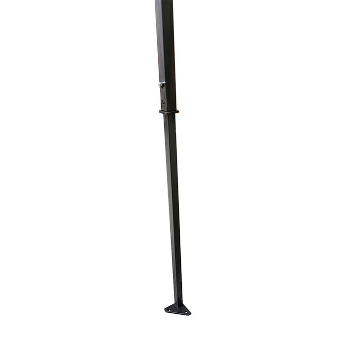 Replacement Canopy and Sunshade for Ezyfast Base 7.5' x 7.5', Canopy Top 6' x 6' Slant Leg Pop Up - RipLock 350 - Slate Gray