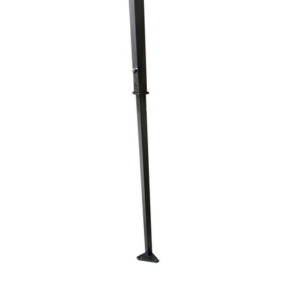Replacement Canopy and Sunshade for Ezyfast Base 7.5' x 7.5', Canopy Top 6' x 6' Slant Leg Pop Up - RipLock 350 - Slate Gray