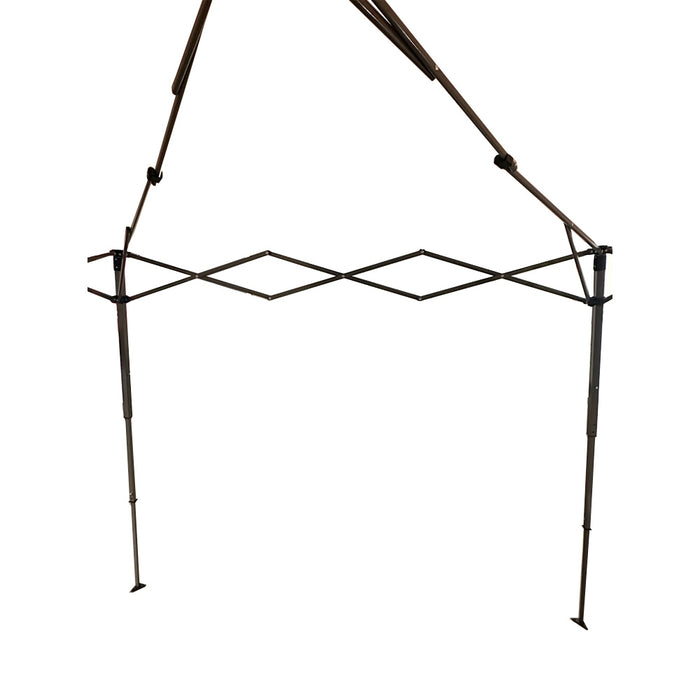Replacement Canopy and Sunshade for Ezyfast Base 8' x 8', Canopy Top 6' x 6' Slant Leg Pop Up - RipLock 350 - Slate Gray