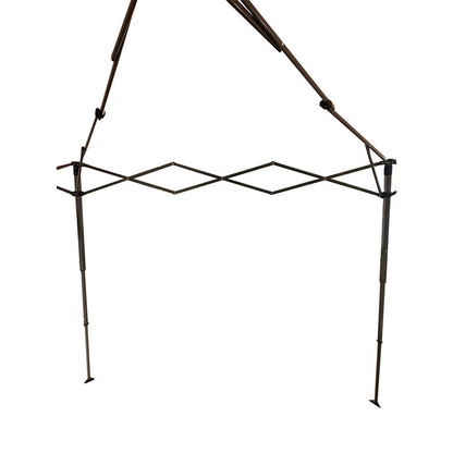 Replacement Canopy and Sunshade for Ezyfast Base 8' x 8', Canopy Top 6' x 6' Slant Leg Pop Up - RipLock 350 - Slate Gray