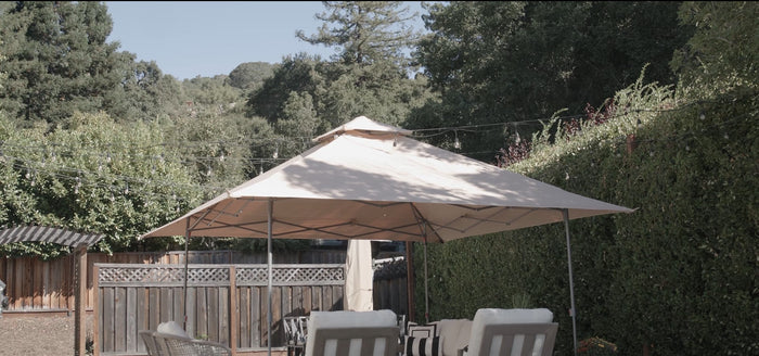 Replacement Canopy and Sunwall for StyleWell 8' x 8' Slant Leg Pop Up - RipLock 350 - Slate Gray