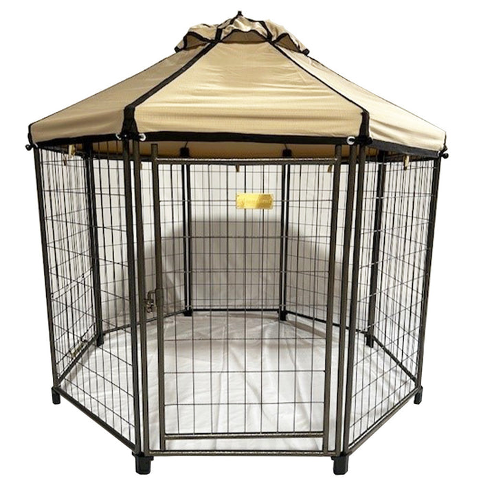 Replacement Canopy Cover for Advantek 8 Foot Portable Pet Dog Gazebo Kennel Playpen – RipLock 350