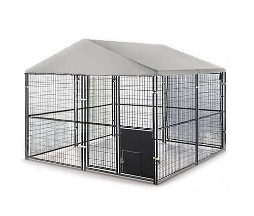 Replacement Canopy Cover for Retriever 10’ X 10’ Kennel – RipLock 350 – Slate Gray