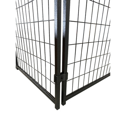 Replacement Canopy Cover for Veikous 10’ X 10’ Dog Kennel – RipLock 350 – Slate Gray