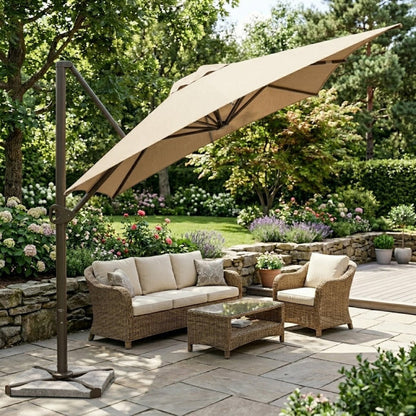 Replacement Canopy for Abba Patio 8’ x 10’ Patio Umbrella – RipLock 350
