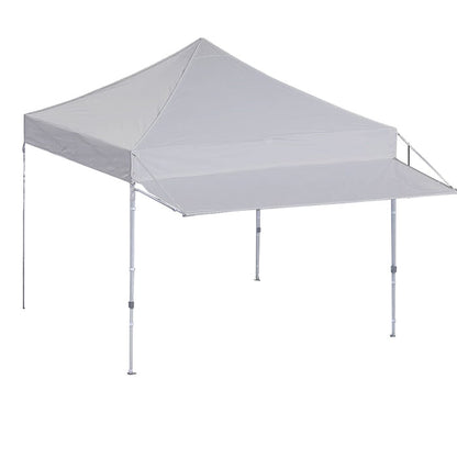 Replacement Canopy for AbcCanopy 10' x 10' Market Series with Awning - RipLock 350 - Slate Gray