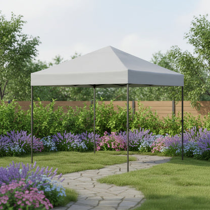 Replacement Canopy for Crown Shades CST108BLC2 8' x 8' Pop Up - Slate Gray, RipLock 350