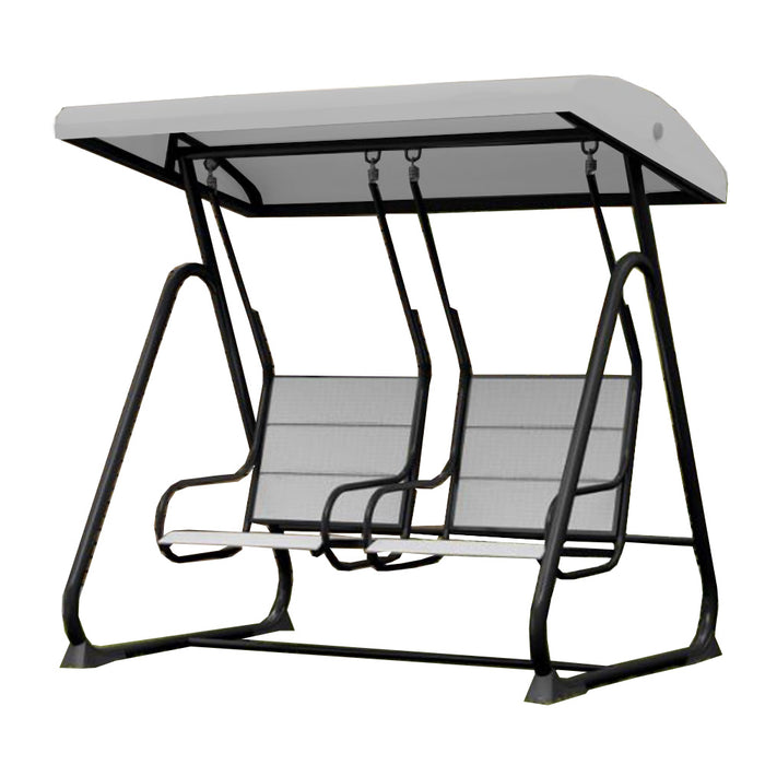 Replacement Canopy for East Oak 2 Person Swing - RipLock 350 - Slate Gray