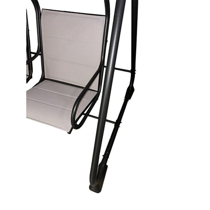 Replacement Canopy for East Oak 2 Person Swing - RipLock 350 - Slate Gray