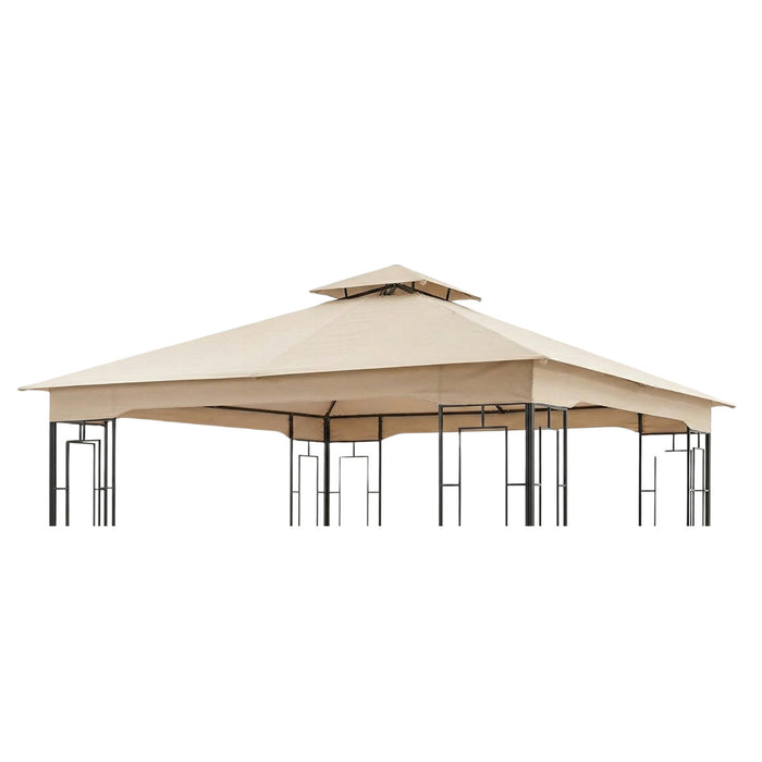 Replacement Canopy for Garden Treasures Geo L-GZ724PST-B 10' x 10' Gazebo