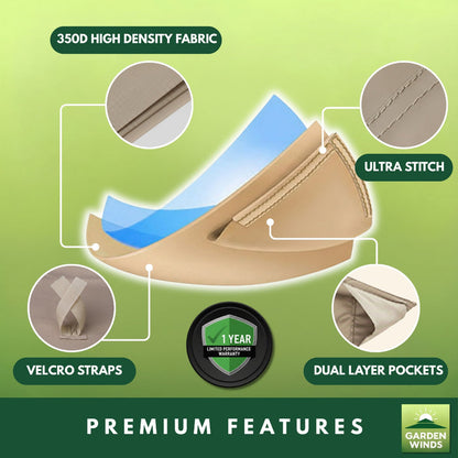 Replacement Canopy for Garden Treasures Geo L-GZ724PST-B 10' x 10' Gazebo