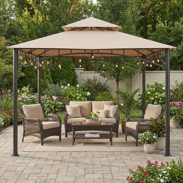 Replacement Canopy for Gardena L-GZ136PST-9C 10' x 10' Gazebo