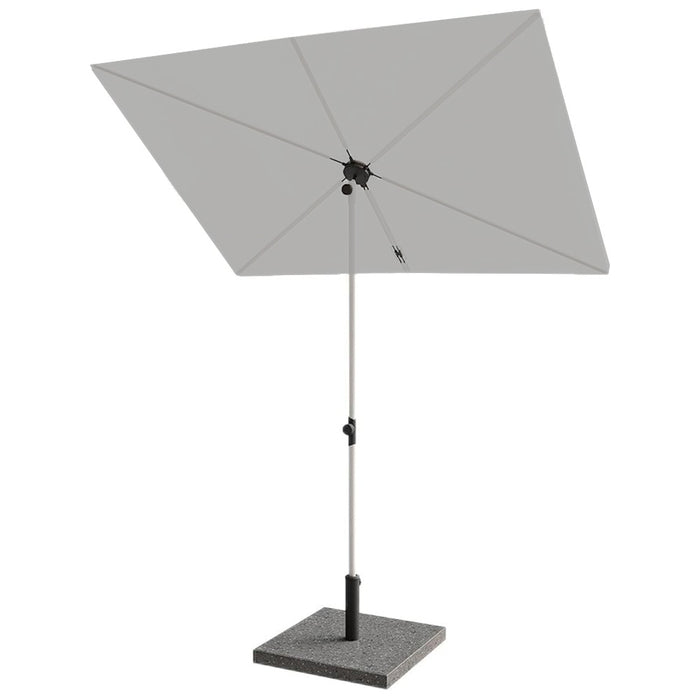 Replacement Canopy for Grand Patio 6' x 4' Rectangular Flat Umbrella- RipLock 350 - Slate Gray
