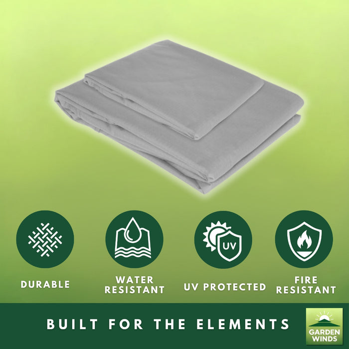 Replacement Canopy for Grand Patio 840.0020.000.001 10' x 13' Gazebo - Slate Gray, RipLock 350
