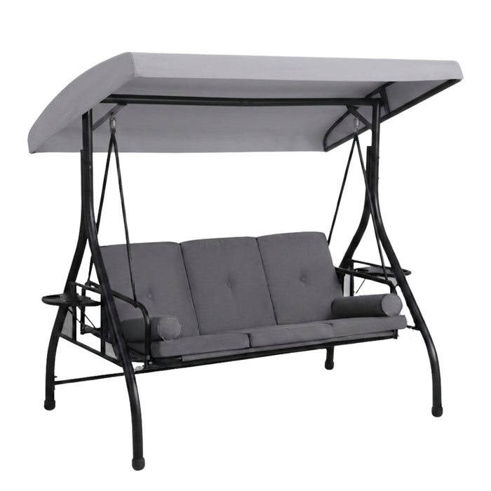 Replacement Canopy for Grepatio 3 Person Swing - Slate Gray, RipLock 350