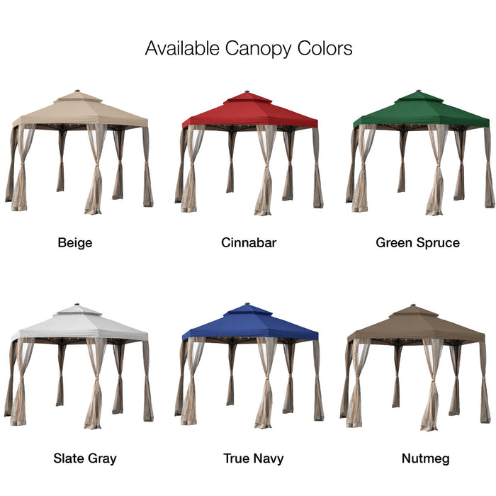 Replacement Canopy for Hexagon Solar GFS00679B 10' Gazebo