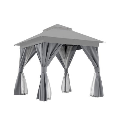 Replacement Canopy for Lausaint Home 8' x 8' Gazebo - RipLock 350 - Slate Gray