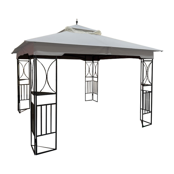 Replacement Canopy for MasterCanopy 11' x 11' Gazebo - RipLock 350 - Slate Gray
