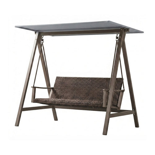 Replacement Canopy for Member’s Mark 990420324 Swing - Slate Gray, RipLock 350
