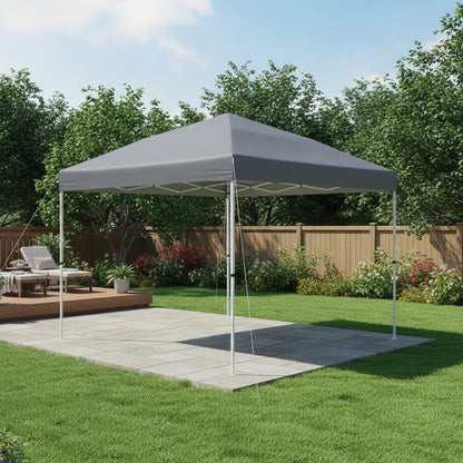 Replacement Canopy for Ozark Trail Straight Leg 30957 10' X 10' Pop Up - Slate Gray, RipLock 350