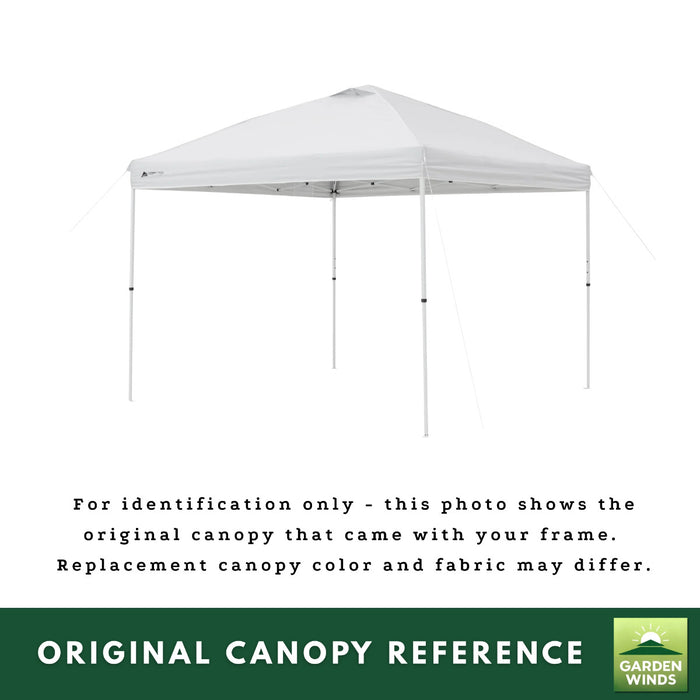 Replacement Canopy for Ozark Trail Straight Leg 30957 10' X 10' Pop Up - Slate Gray, RipLock 350