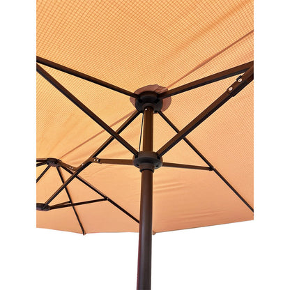 Replacement Canopy for Phi Villa Green Party 13' Outdoor Double Sided Patio Umbrella - RipLock 350